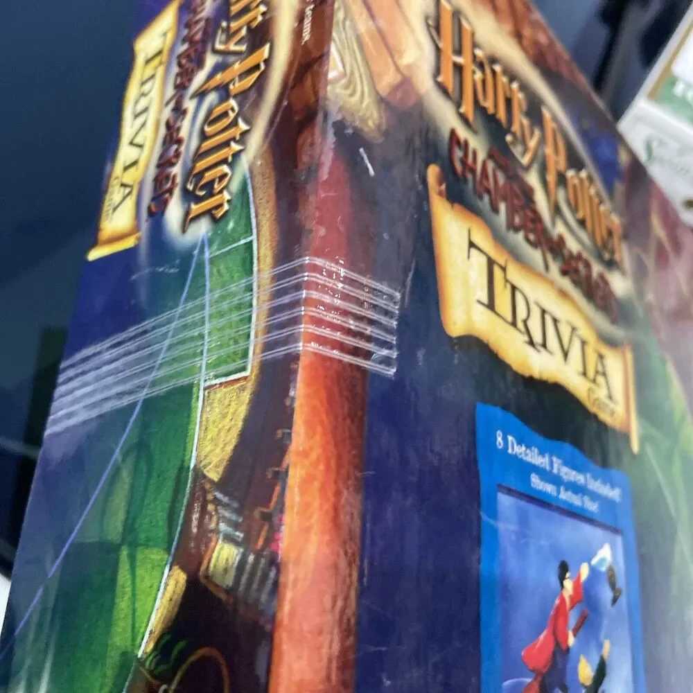 2002 mattel Harry Potter and the Chamber of Secrets Trivia Game complete